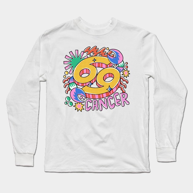 Cancer Long Sleeve T-Shirt by mylistart